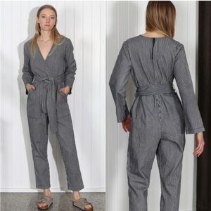 Apiece Apart | Moreno Railroad Stripe Jumpsuit 2